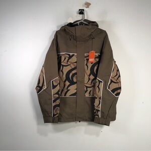 Thirty Two Corduroy Jacket, Men's Size L - Brown/Camo